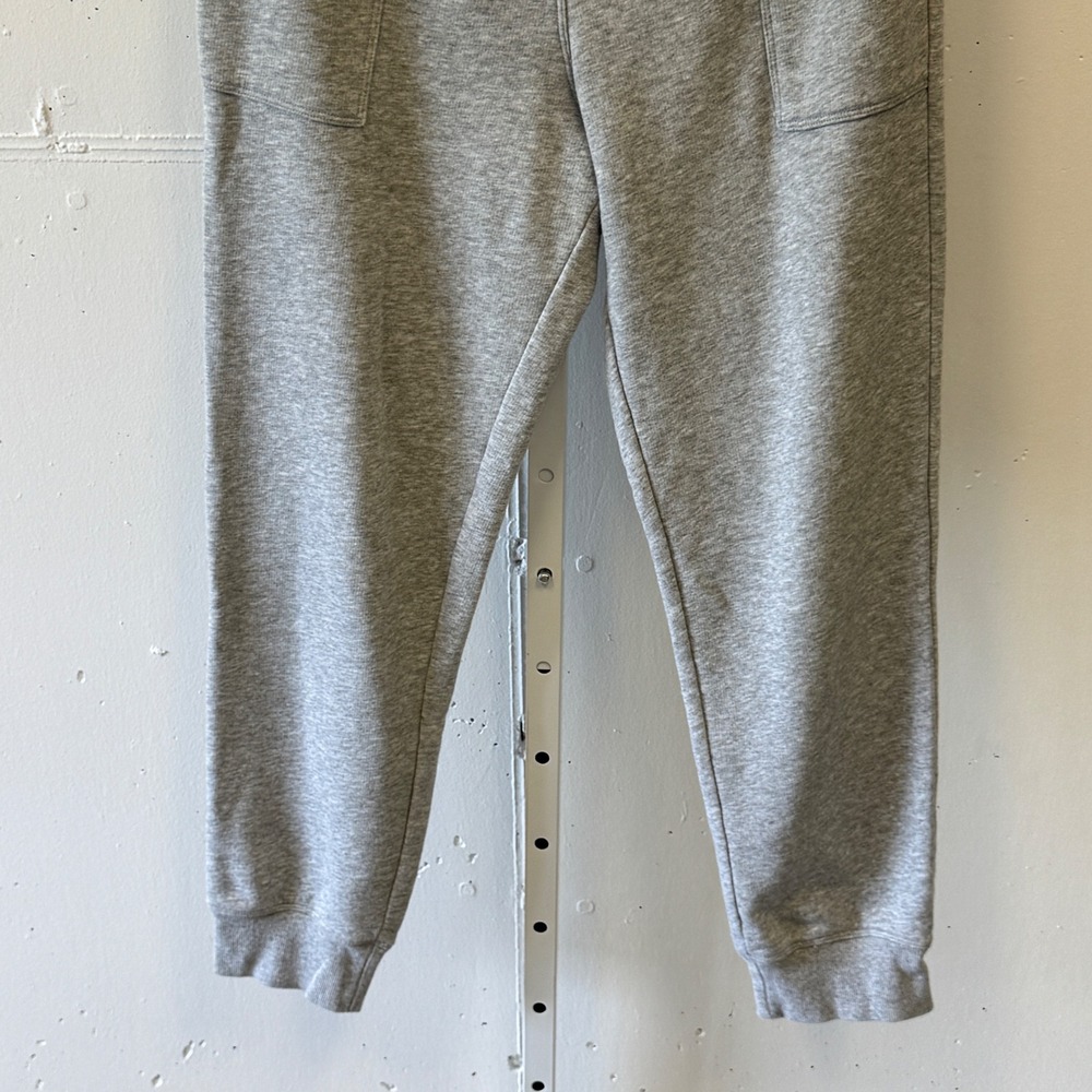 Calvin Klein Gray Fleece Joggers Logo Waistband Pajama Pants Large Loungewear - Picture 4 of 8